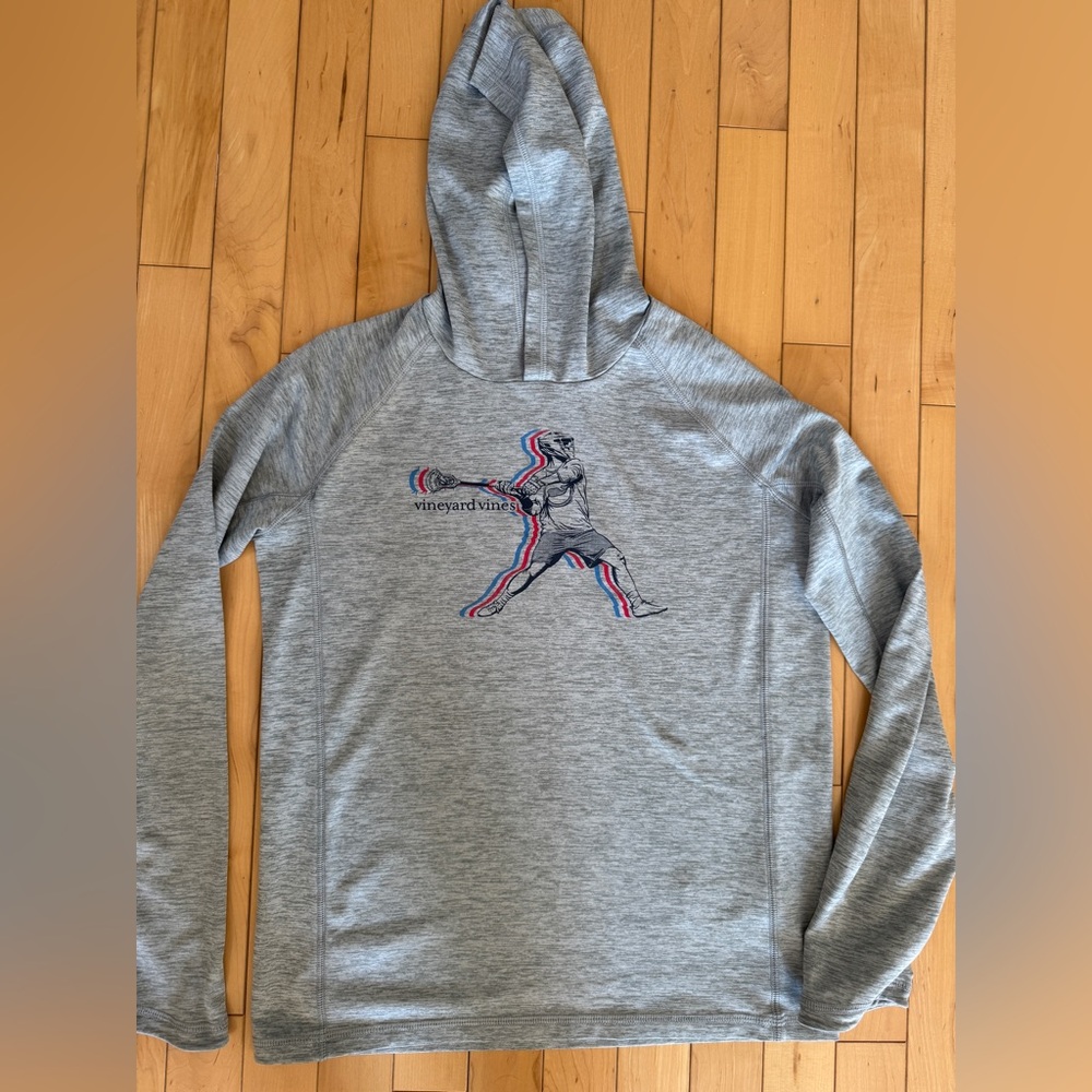 Vineyard Vines Performance Lacrosse long sleeve hoodie. Boys Size Medium